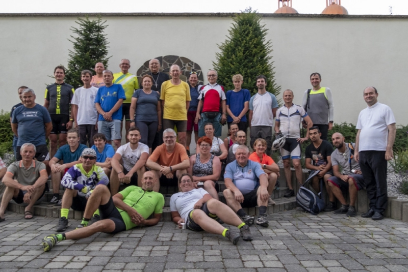 Cieľ cyklopúte  na Arcibiskupskom úrade v Trnave